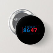 Project 8647 Weersta Subtiele Foxtrot Delta Tango  Ronde Button 5,7 Cm (Voorkant /achterkant)