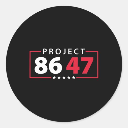 Project 8647 Weersta Subtiele Foxtrot Delta Tango Ronde Sticker (Voorkant)