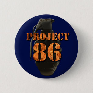 project 86 ( band ) ronde button 5,7 cm