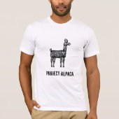 Project Alpaca T-shirt (Voorkant)