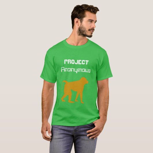 Project Anonymous Baboon T-shirt (Voorkant volledig)