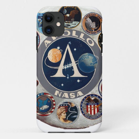 Project Apollo: Het samengestelde Logo Case-Mate iPhone Case (Achterkant)