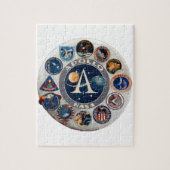 Project Apollo: Het samengestelde Logo Legpuzzel (Verticaal)