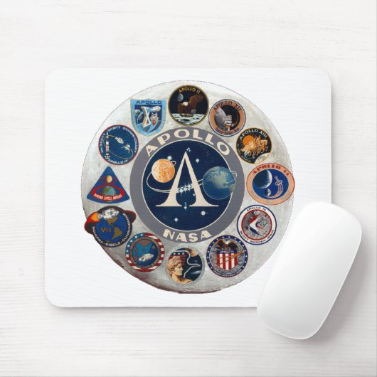 Project Apollo: Het samengestelde Logo Muismat (Met muis)