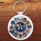 Project Apollo: Het samengestelde Logo Sleutelhanger (Voorkant)