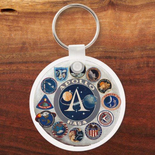 Project Apollo: Het samengestelde Logo Sleutelhanger (Voorkant)