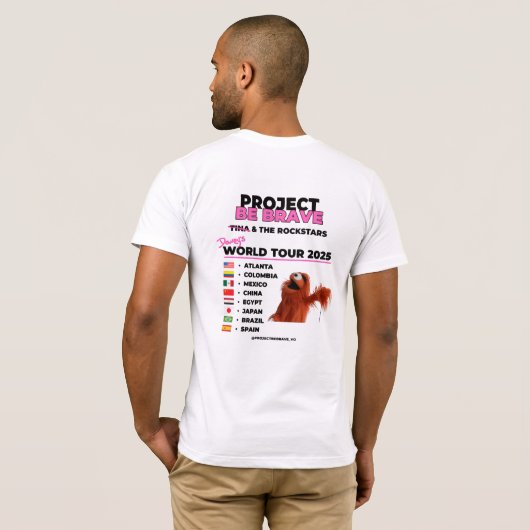 Project Be Brave Davey T-Shirt (Achterkant volledig)