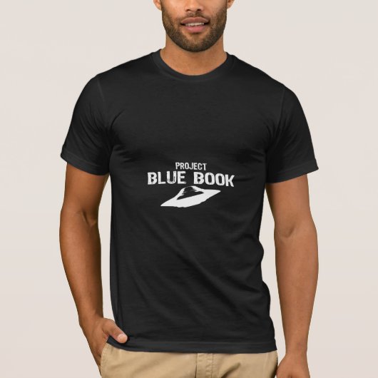 Project Blauw boek T-shirt (Voorkant)