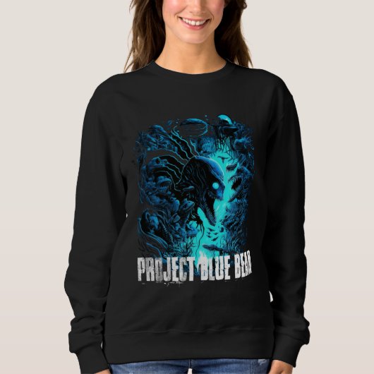 Project Blue Beam Nep-Alien Invasie Trui (Voorkant)