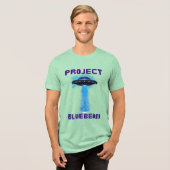 Project Bluebeam New Jersey Drones UFO Tri-Blend Shirt (Voorkant volledig)