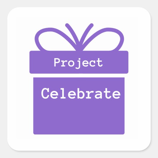 Project Celebrate Classic Sticker (Voorkant)