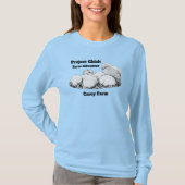 Project Chick ver.1 lange gesleept donker logo T-shirt (Voorkant)