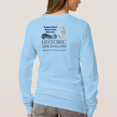 Project Chick ver.1 lange gesleept donker logo T-shirt (Achterkant)