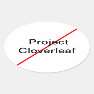 Project Cloverleaf Ovale Sticker