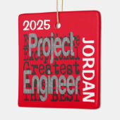 Project Engineer Extraordinaire Aangepast Keramisch Ornament (Links)