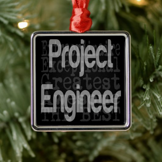 Project Engineer Extraordinaire Metal Ornament (Boom)