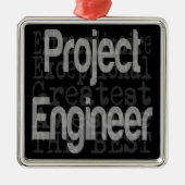 Project Engineer Extraordinaire Metal Ornament (Voorkant)