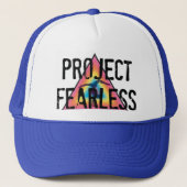 Project Fearless BLUE Trucker Pet (Voorkant)