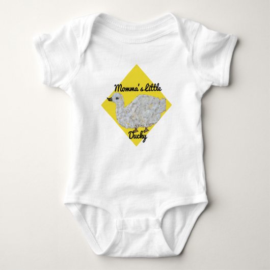 Project FED Mommas Little Ducky Baby Bodysuit (Voorkant)
