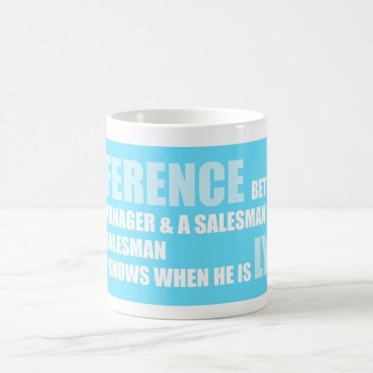 Project Funny Project Management Gezegde Salesman Koffiemok (Center)