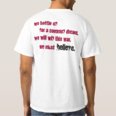 Project geloven t-shirt (Achterkant)