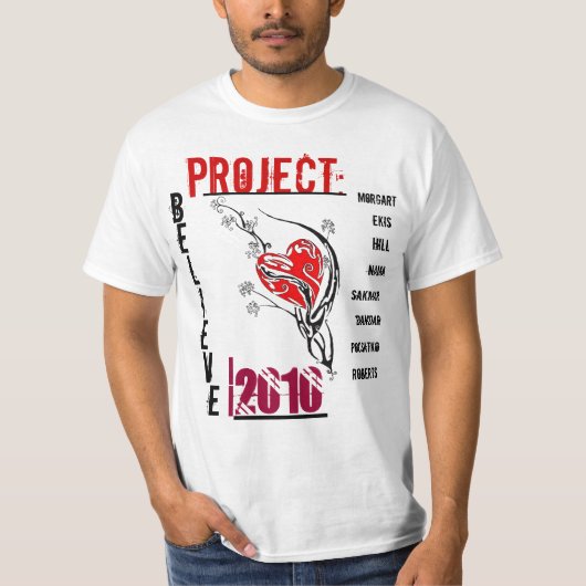 Project geloven t-shirt (Voorkant)