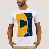 Project Gemini ruimte kunst illustratie T-shirt (Voorkant)
