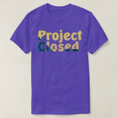 Project gesloten t-shirt (Design voorkant)