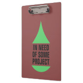 Project Green Drop nodig Klembord (Links)