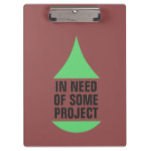 Project Green Drop nodig Klembord (Voorkant)