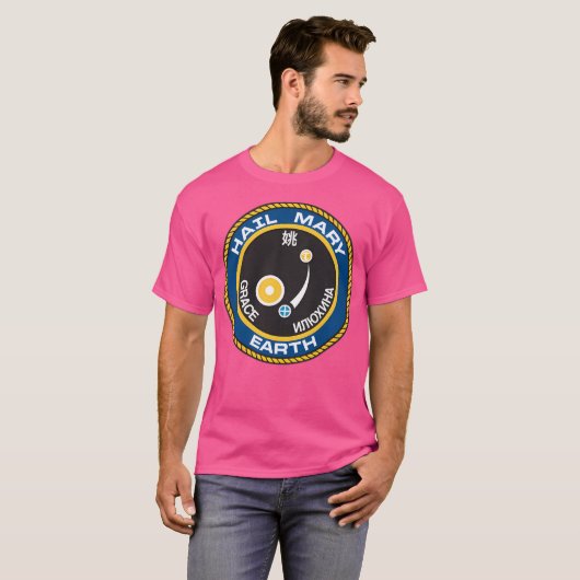Project Hail Mary Mission Patch T-shirt (Voorkant volledig)