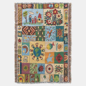 Project Hail Mary Patchwork Gewoven Worpdeken Deken (Voorkant Verticaal)