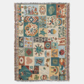 Project Hail Mary Patchwork Gewoven Worpdeken Deken (Voorkant Verticaal)