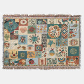 Project Hail Mary Patchwork Gewoven Worpdeken Deken (Voorkant)