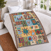 Project Hail Mary Patchwork Gewoven Worpdeken Deken