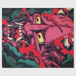 PROJECT HALLOWEEN JAPANS DEVIL Wrapping Paper Cadeaupapier