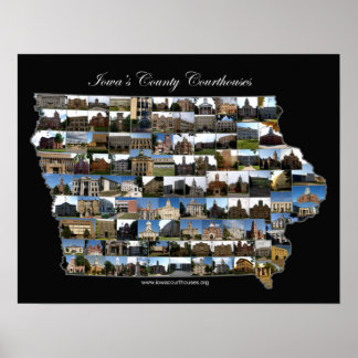 Project Iowa Courthouses Poster