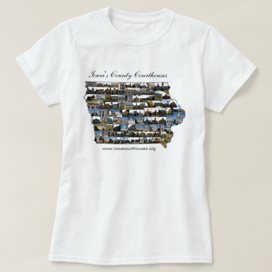 Project Iowa Courthouses T-shirt (Design voorkant)