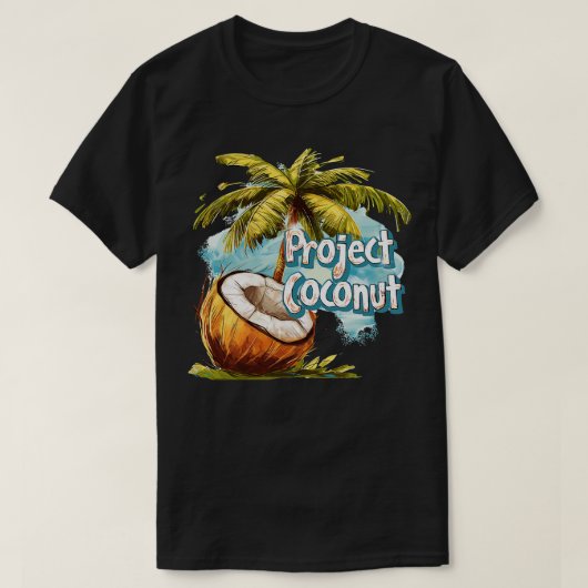Project Kokosnoot T-shirt (Design voorkant)