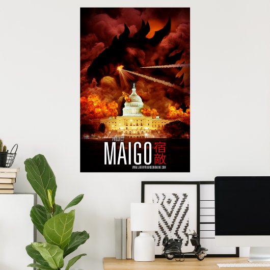 Project Maigo, met Nemesis Poster (Thuiskantoor)