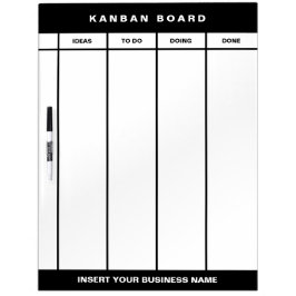 Project Management Customizable Kanban Whiteboard