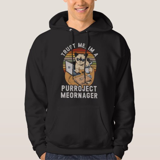 Project Management Job Occupation Project Manager Hoodie (Voorkant)