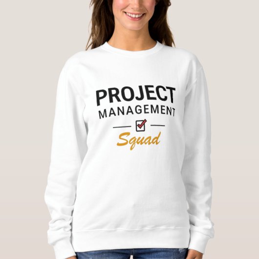 Project Management Squad – Checklist Stijl Trui (Voorkant)