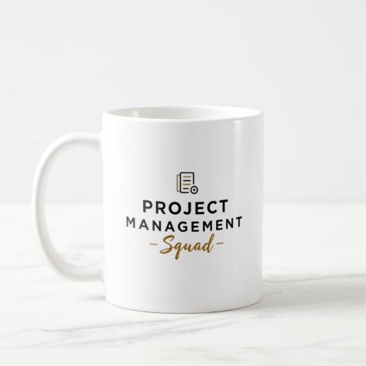 Project Management Squad – Document Icon Koffiemok (Links)