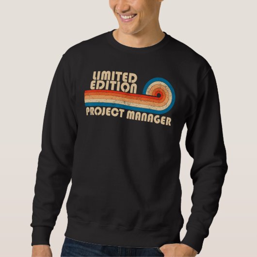 PROJECT MANAGER Funny Job Title Professional Birth Trui (Voorkant)