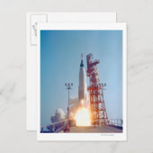 Project Mercury MA-9 Start, Faith 7 Briefkaart (Voorkant / Achterkant)