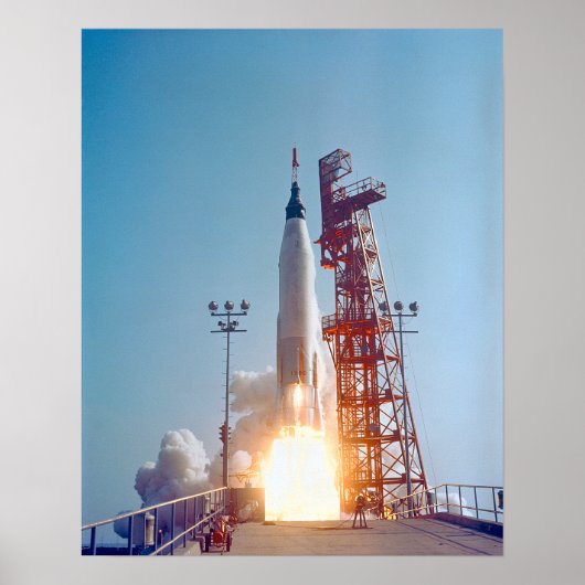 Project Mercury MA-9 Start, Faith 7 Poster (Voorkant)