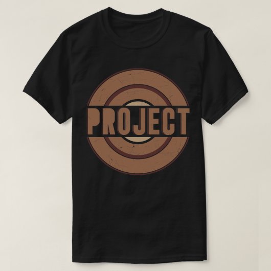 Project Music Vintage T-shirt (Design voorkant)