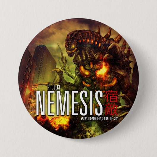 Project Nemesis - de Button! Ronde Button 7,6 Cm (Voorkant)