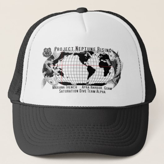 Project Neptunrising: Dive Team Alpha-PET Trucker Pet (Voorkant)
